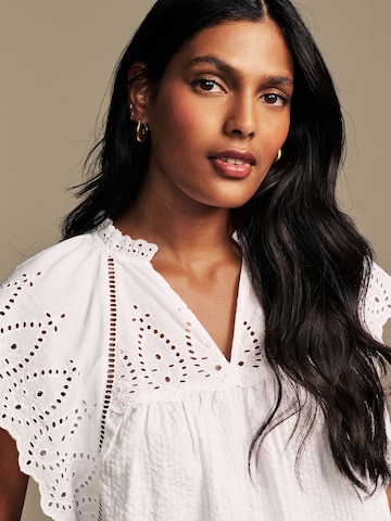 Chemisier LAURA ASHLEY en blanc