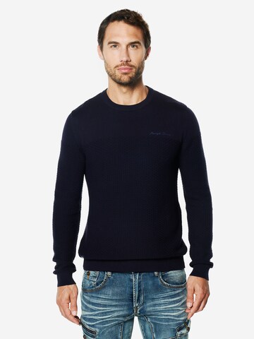 KOROSHI Sveter - Modrá: predná strana