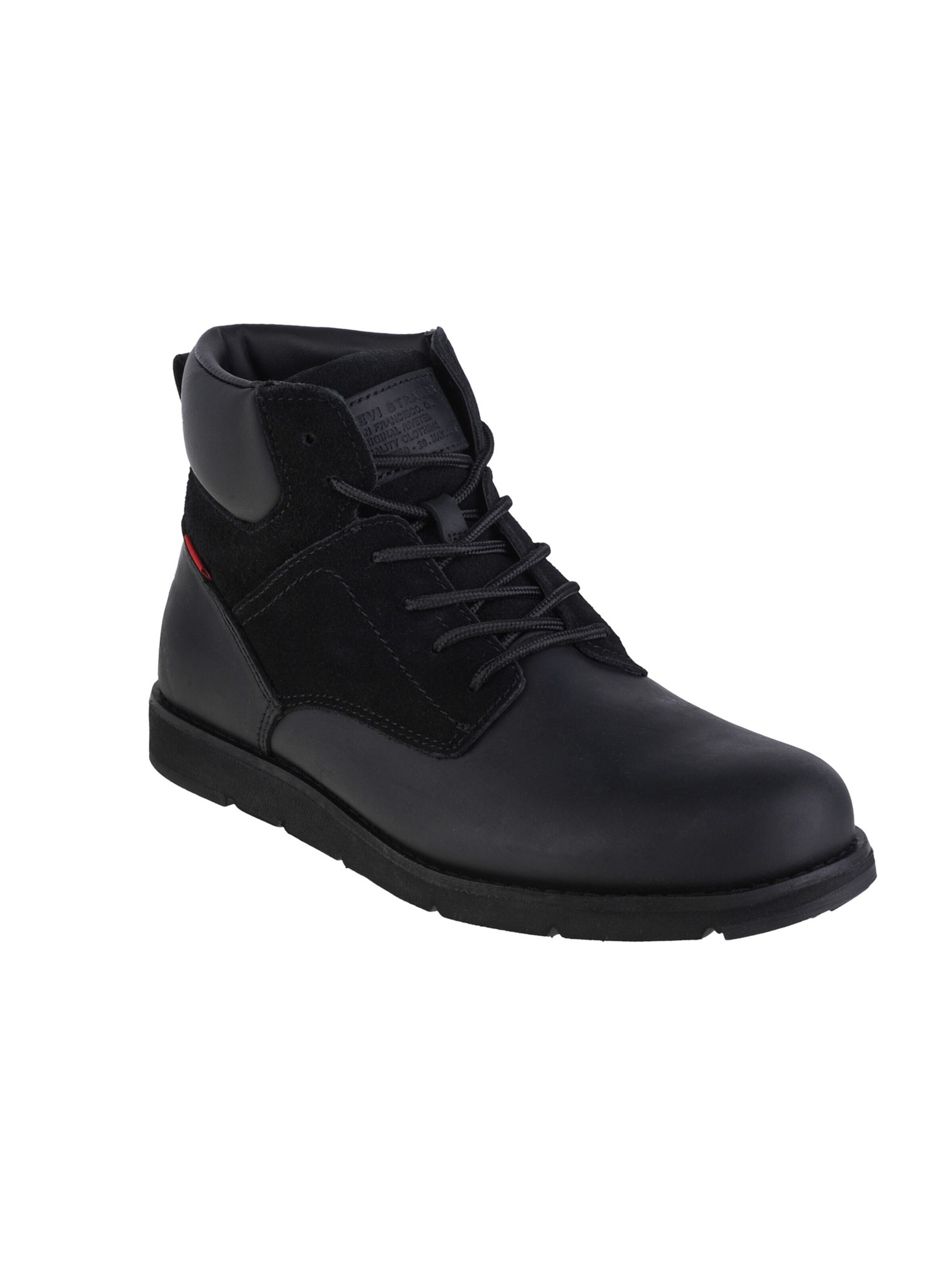 LEVI'S ® Lace-Up Boots 'Levi's Jax Plus' in Black: front