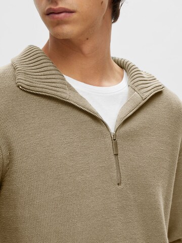 SELECTED HOMME Pullover i grøn