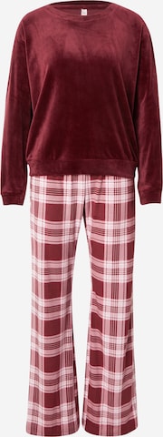 HunkemöllerPidžama - ljubičasta boja: prednji dio