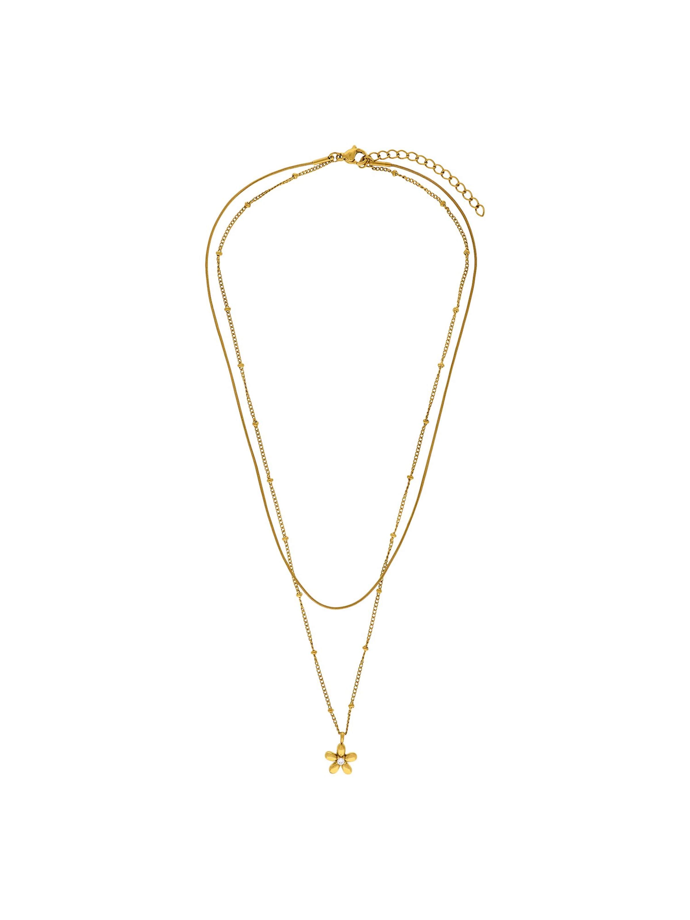 Lucardi Necklace in Gold: front