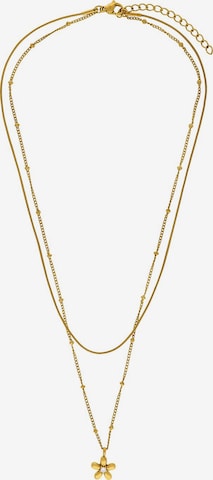 Lucardi Necklace in Gold: front