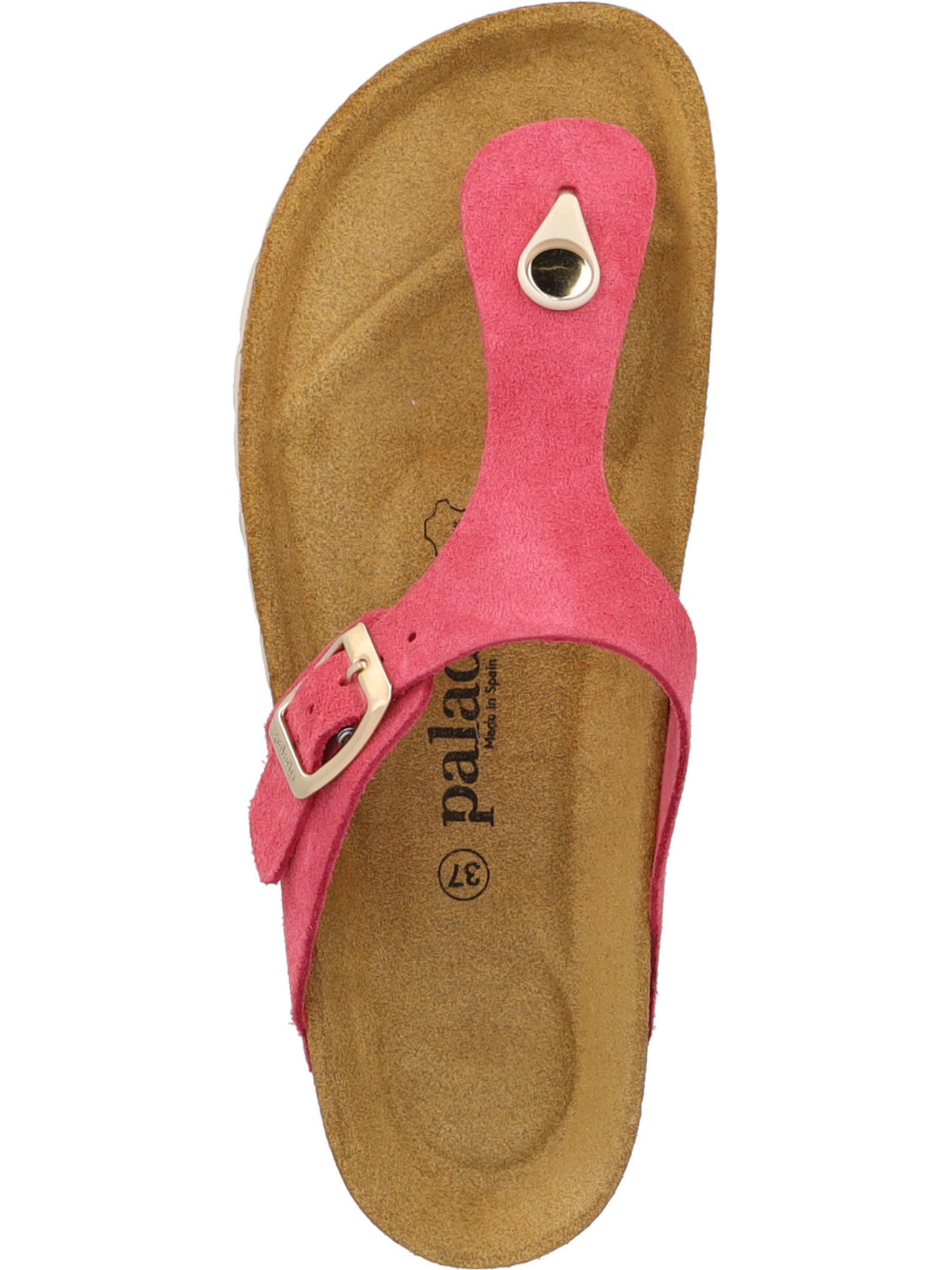 Palado T-bar sandals 'Palado Kos Suede Premium Leather' in Pink