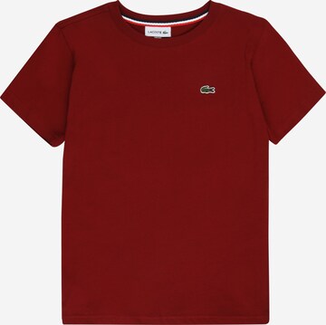 LACOSTE Shirt in Red: front