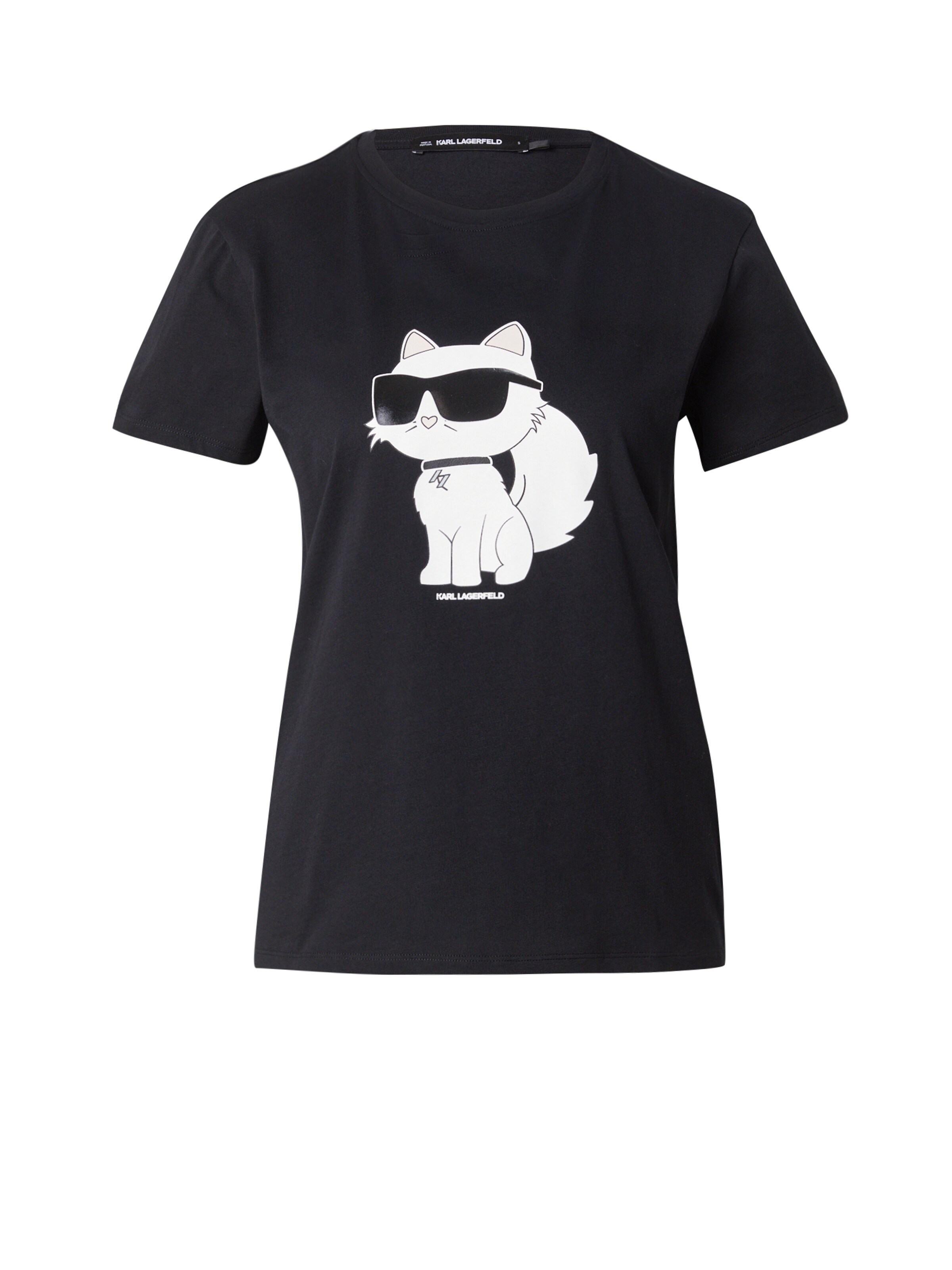 Karl Lagerfeld T-Shirt 'Ikonik 2.0' in Schwarz: Vorderseite
