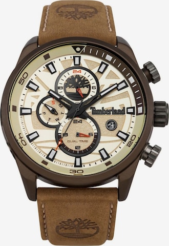 Montre à affichage analogique TIMBERLAND en beige : devant