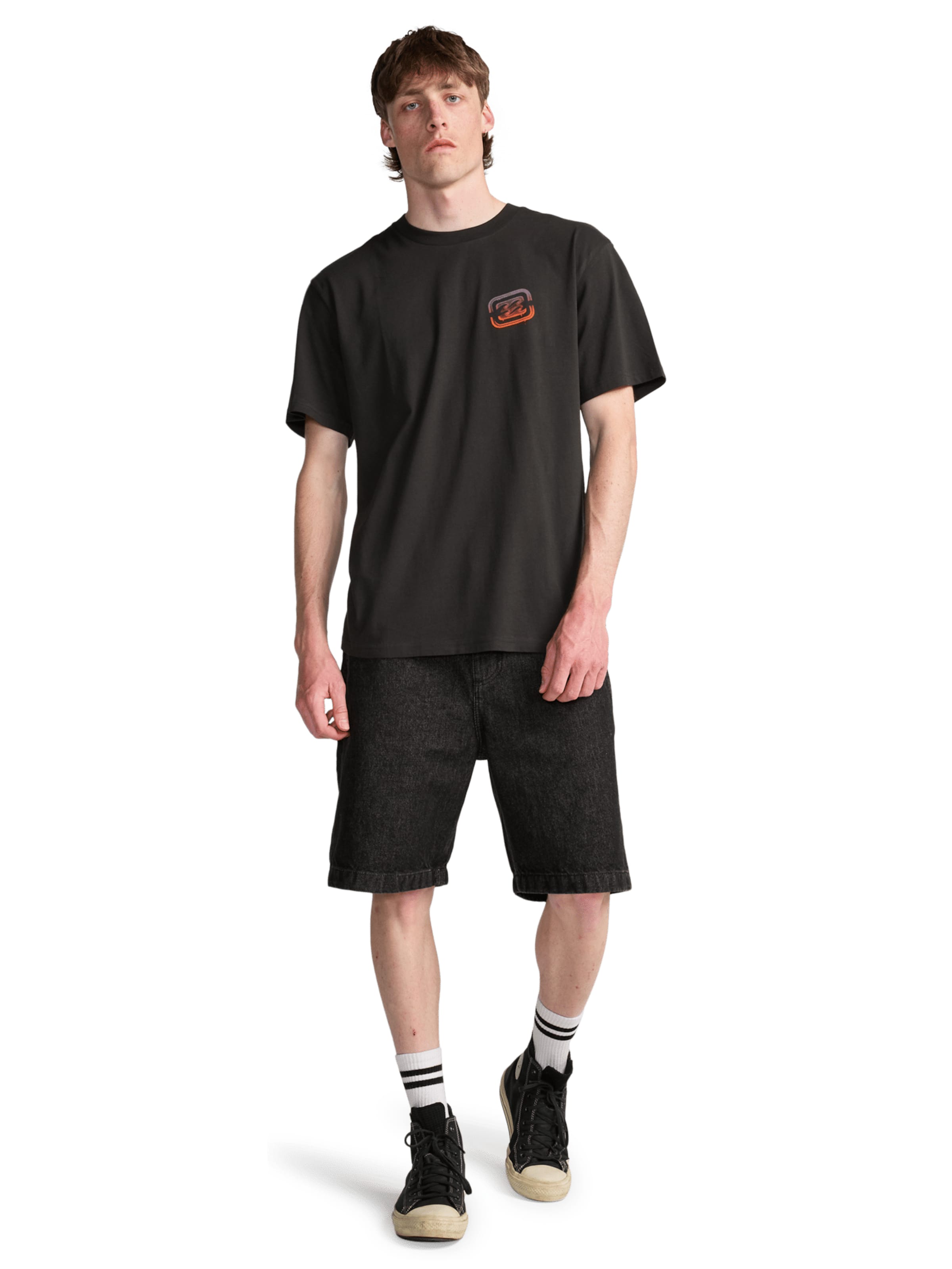BILLABONG Shirt 'Crayon Wave' in Black