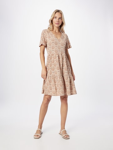 VILA فستان صيفي 'NATALIE' بلون بيج: الأمام