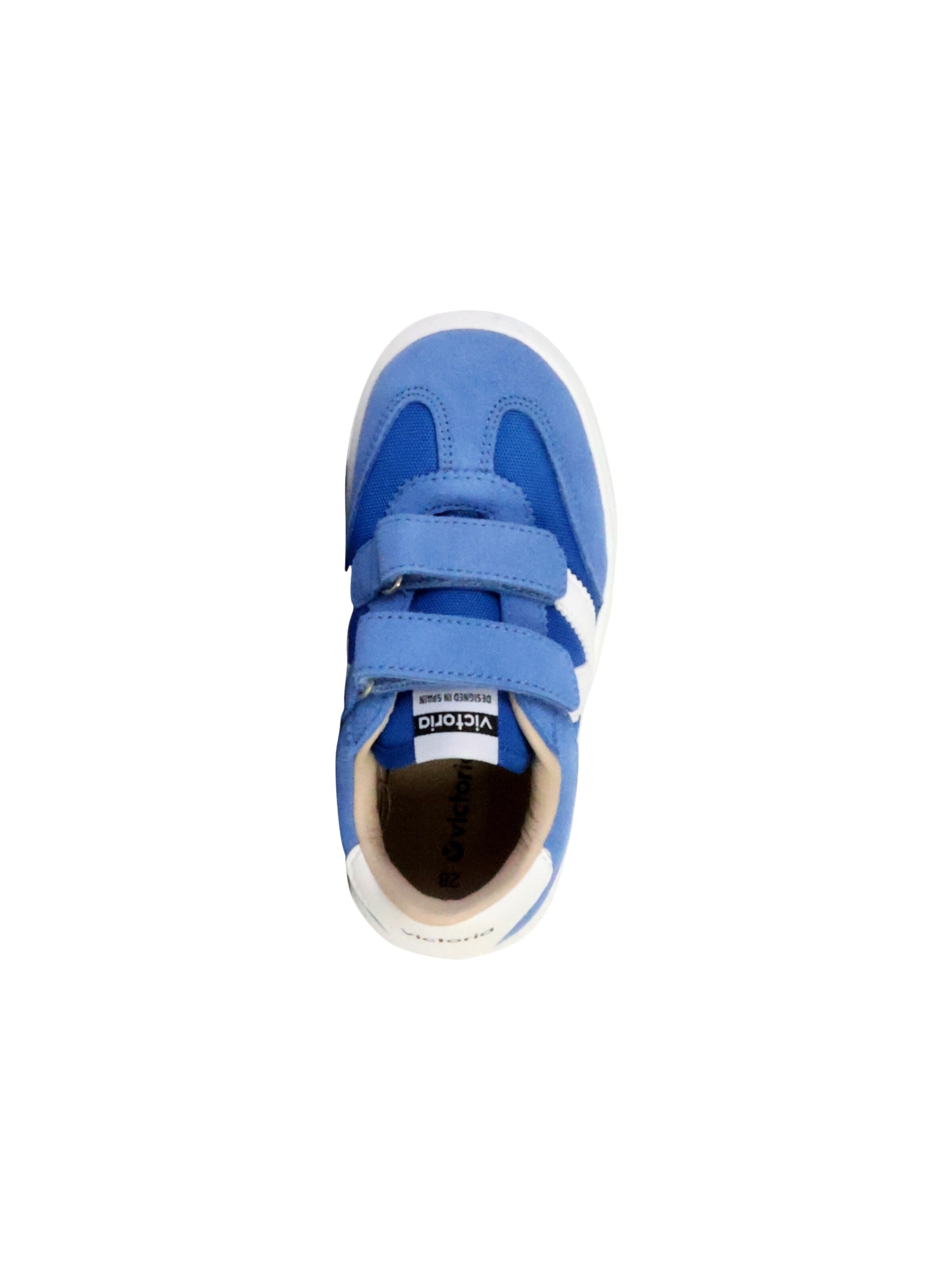victoria - Zapatillas deportivas 'Niedrige Ledersneaker für Kinder' en azul