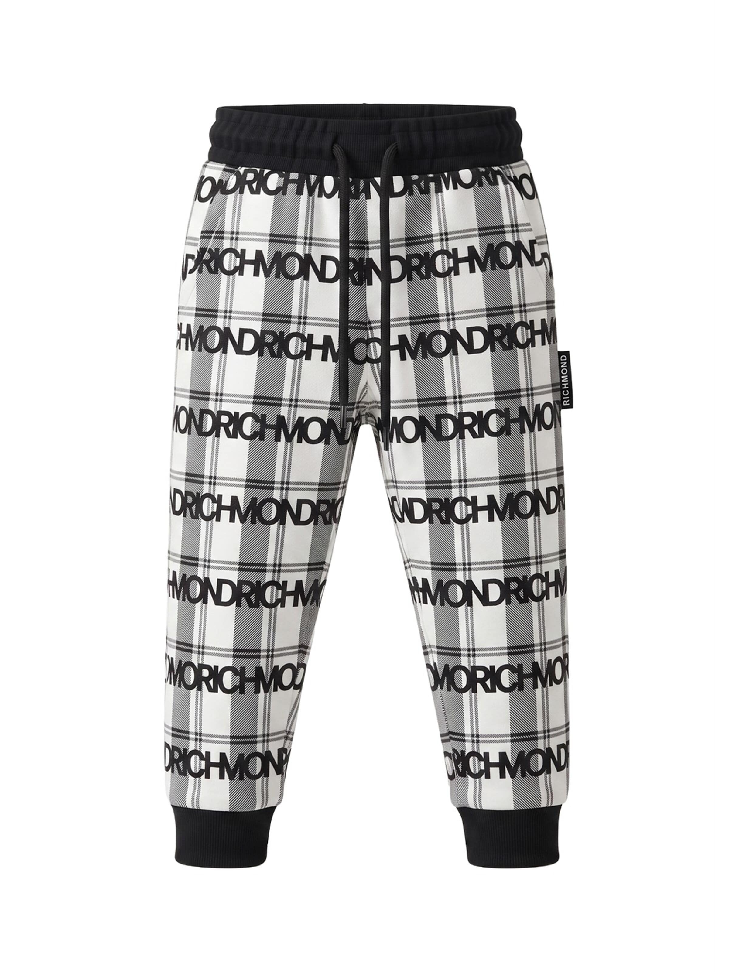 John Richmond Regular Broek in Wit: voorkant
