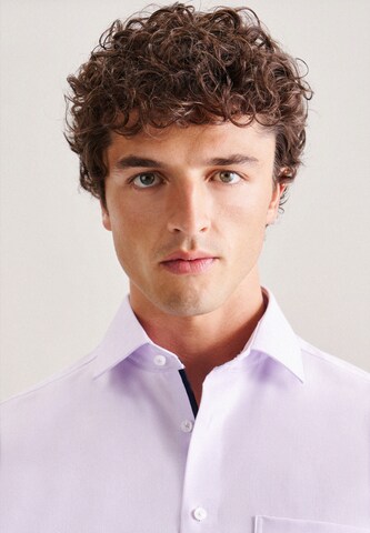 Regular fit Camicia business 'Smart Essentials' di SEIDENSTICKER in lilla