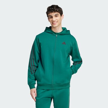 ADIDAS SPORTSWEAR Sports sweatshirt 'Future Icons 3-Stripes' in Green: front