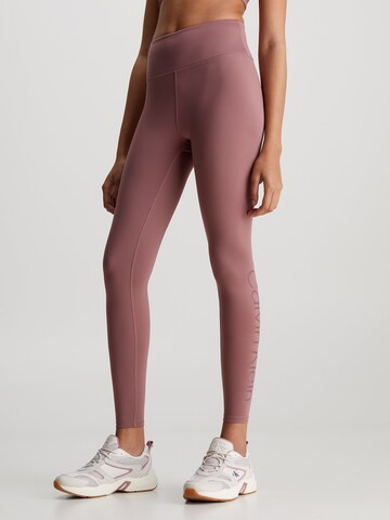 Calvin Klein Sport Skinny Leggings 'Gym' in Pink: predná strana