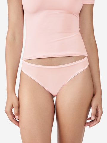 ETAM Thong in Pink: front
