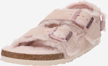 BIRKENSTOCK Sandaal 'Milano' in Roze: voorkant