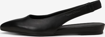 melns Marc O'Polo Balerīnas ar siksniņu: no priekšpuses