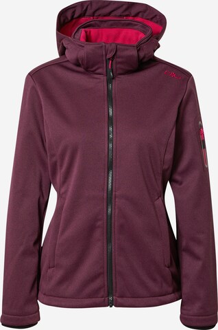 Veste outdoor CMP en violet : devant