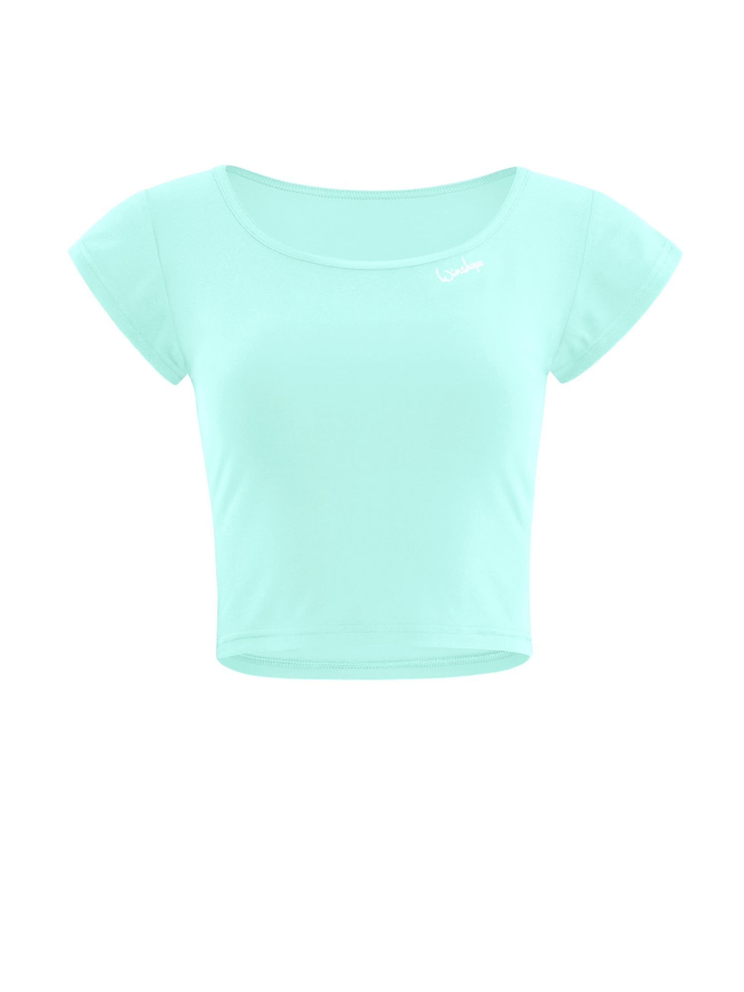 Winshape Λειτουργικό μπλουζάκι ' AET137LS ' σε πράσινο: μπροστά