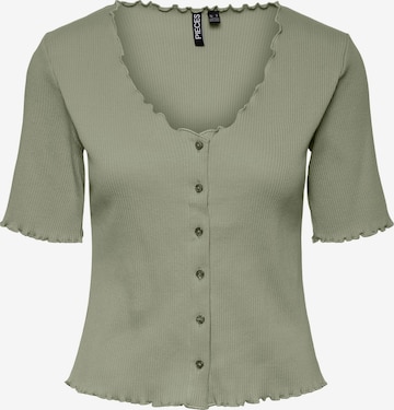 Cardigan 'Nukisa' PIECES en vert : devant