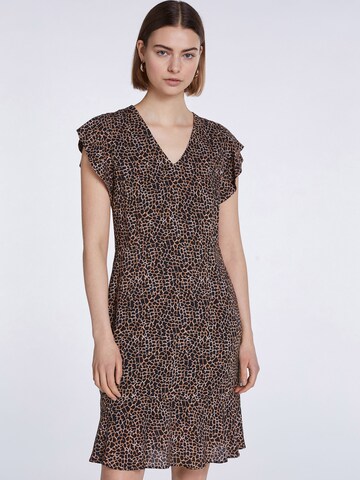 SET Dress in Brown: front