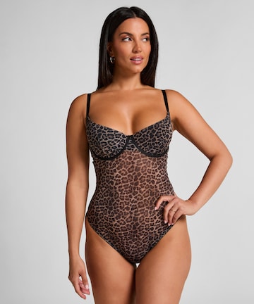 Hunkemöller Body in Schwarz: Vorderseite
