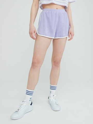 EDITED Regular Trousers 'Eike' in Purple: front