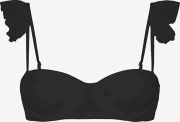 OW Collection Balconette Bra 'MAY' in Black: front