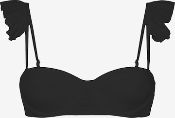 OW Collection Balconette Bra 'MAY' in Black: front