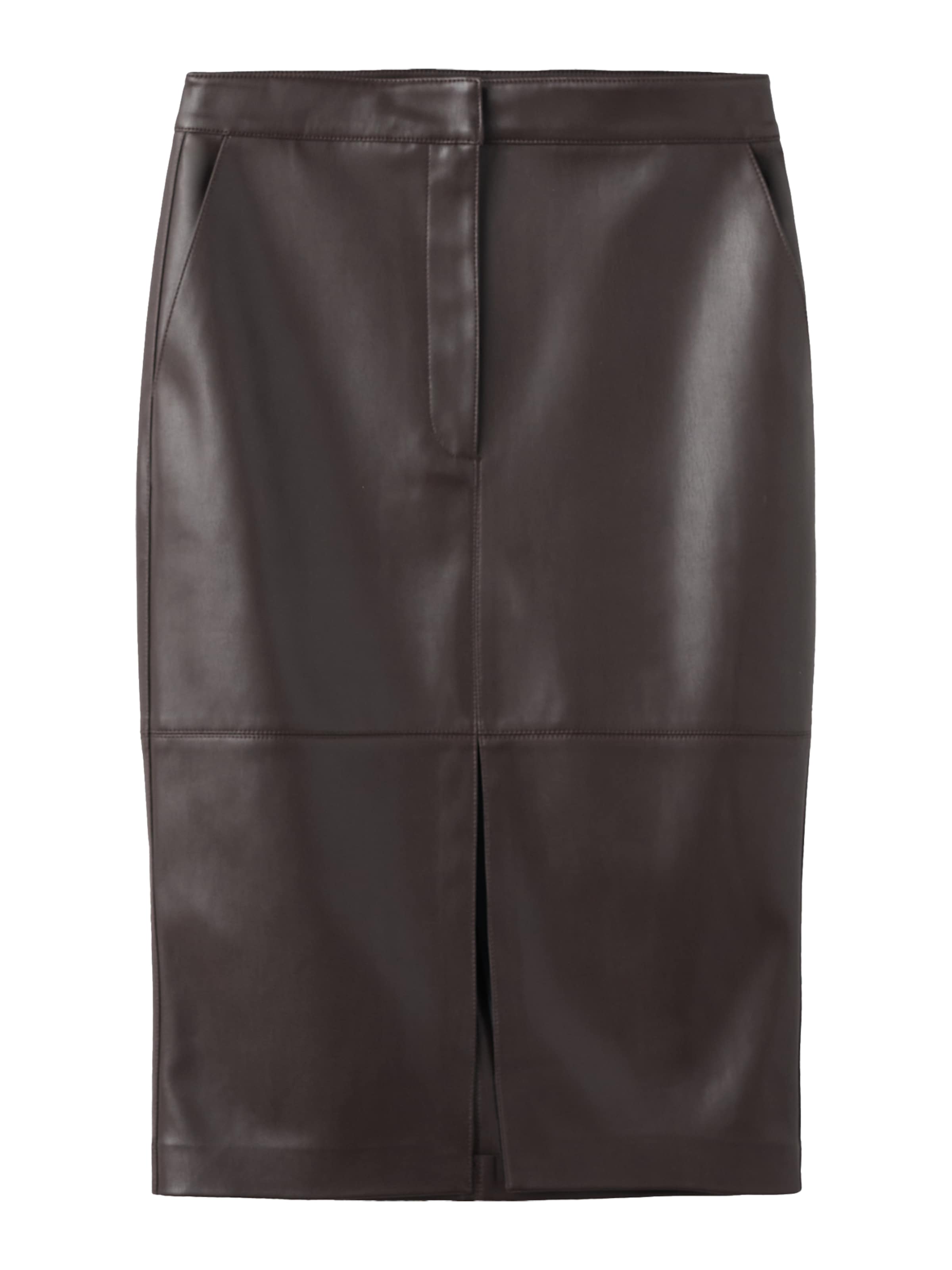 MANGO Rok in de kleur Donkerbruin, Productweergave