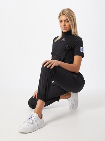 ADIDAS SPORTSWEARTehnička sportska majica 'W SPC TEE' - crna boja