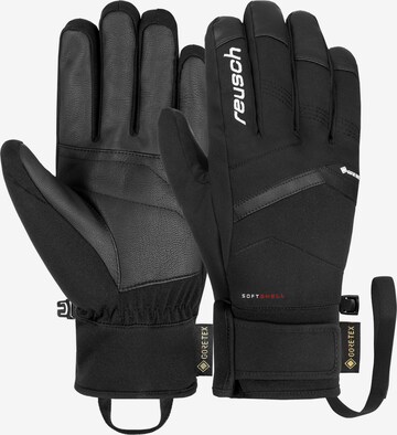 REUSCH Athletic Gloves 'Blaster' in Black: front