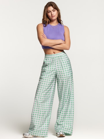 Wide Leg Pantalon 'Tobago' Shiwi en vert