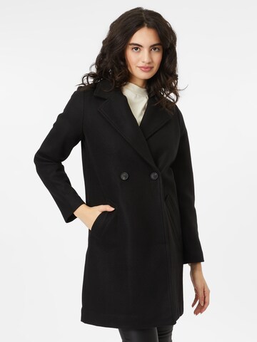 VERO MODA Between-Seasons Coat in Black: front