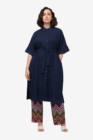 Robe Ulla Popken en bleu : devant