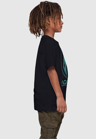 ABSOLUTE CULT Shirt 'Aquaman - Aqua' in Zwart