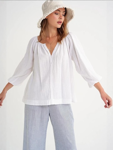 MixRay Blouse in White: front