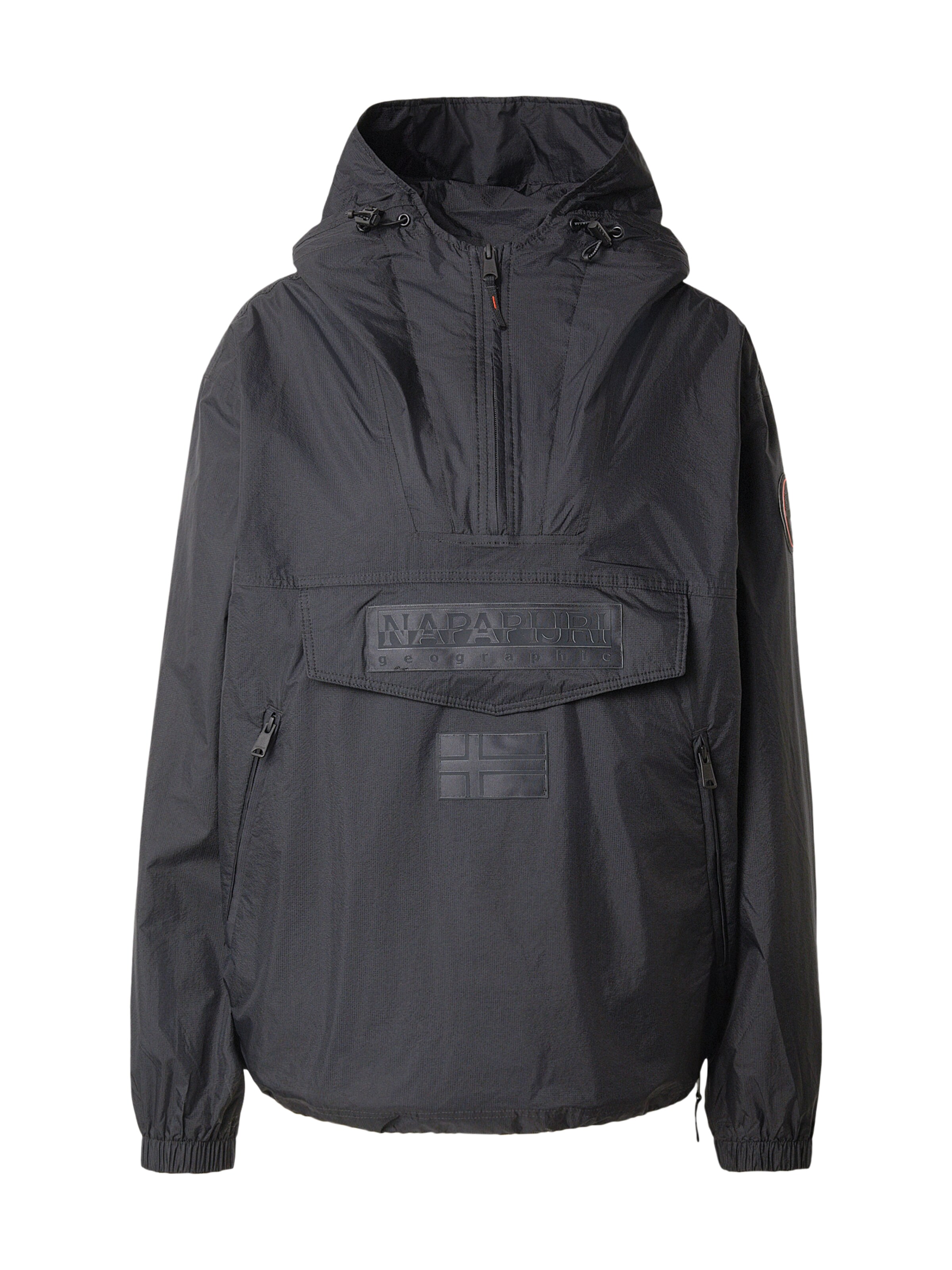 NAPAPIJRI - Chaqueta de entretiempo en negro: frente
