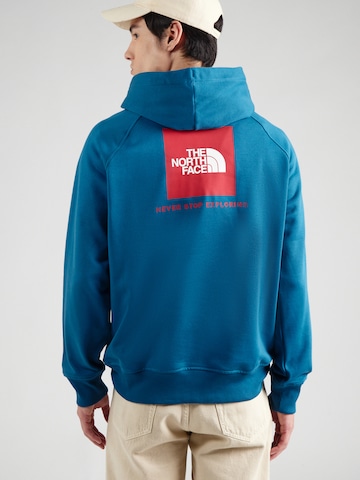 THE NORTH FACE Суичър 'REDBOX' в синьо: отпред