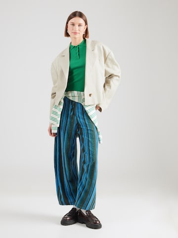 TOPSHOP Barrel Hose 'SALLIE' in Blau
