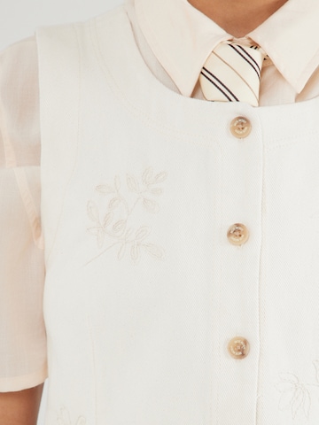 MOS MOSH Жилетка 'MMDonia Rinna' в Белый