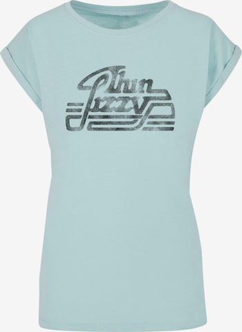 Merchcode Shirt 'Thin Lizzy - Rocker' in Blauw: voorkant