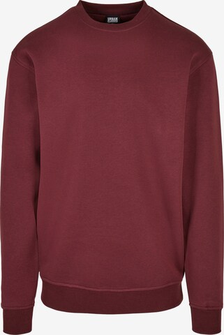 Sweat-shirt Urban Classics en rouge : devant