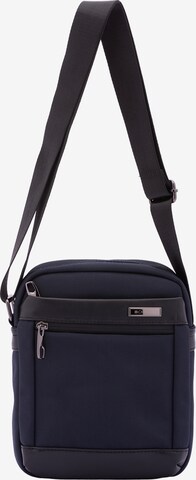 Borsa a tracolla 'Borsa a Tracolla Uomo B Cavalli Poliestere Zip Tasche Tracolla Regolabile' di B. Cavalli in blu: frontale