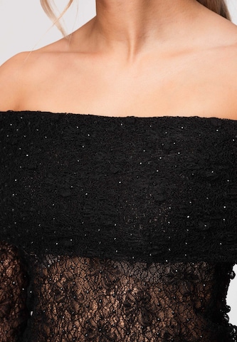 Ombre Shirt in Black