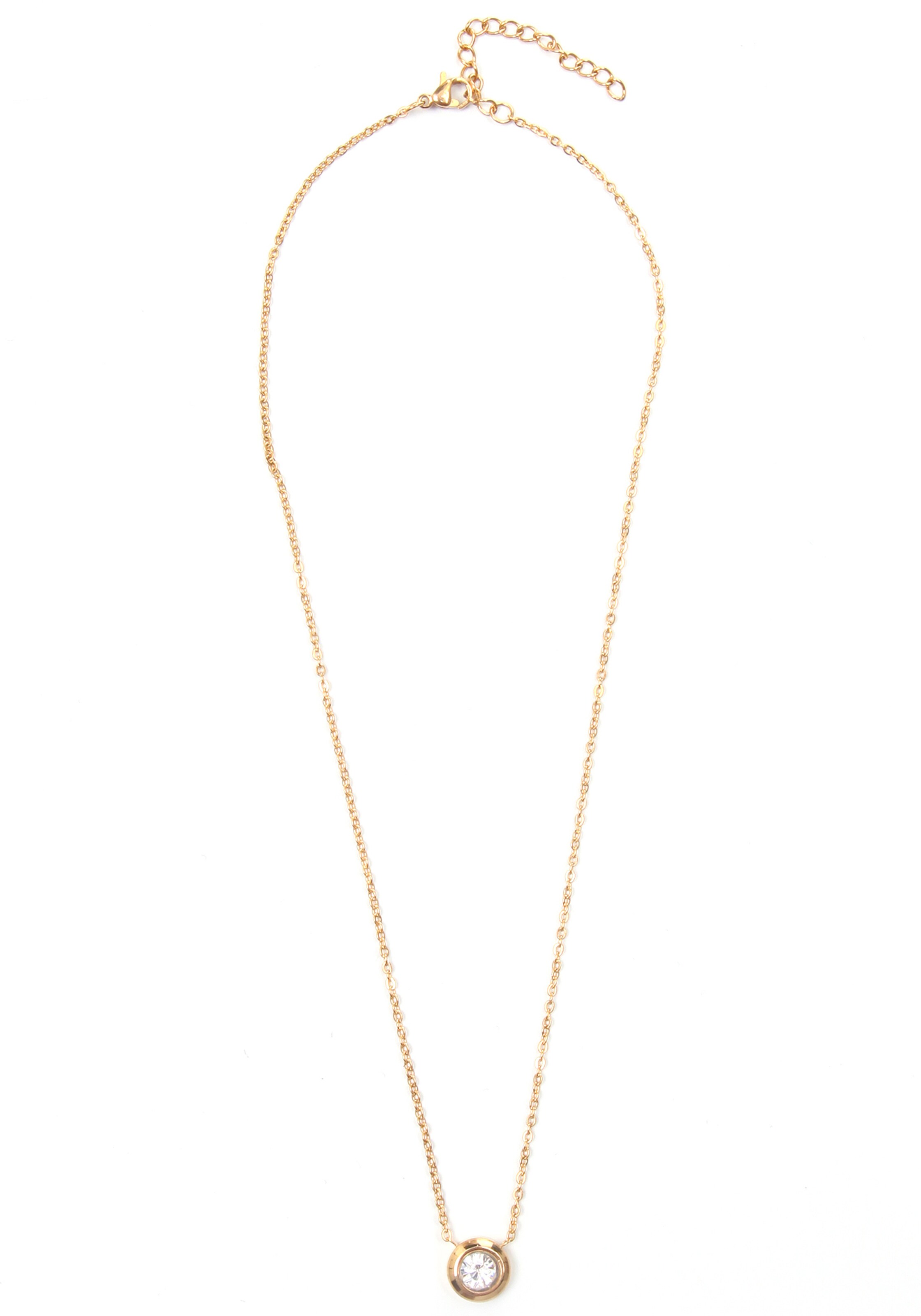 J. Jayz Necklace in Grey: front