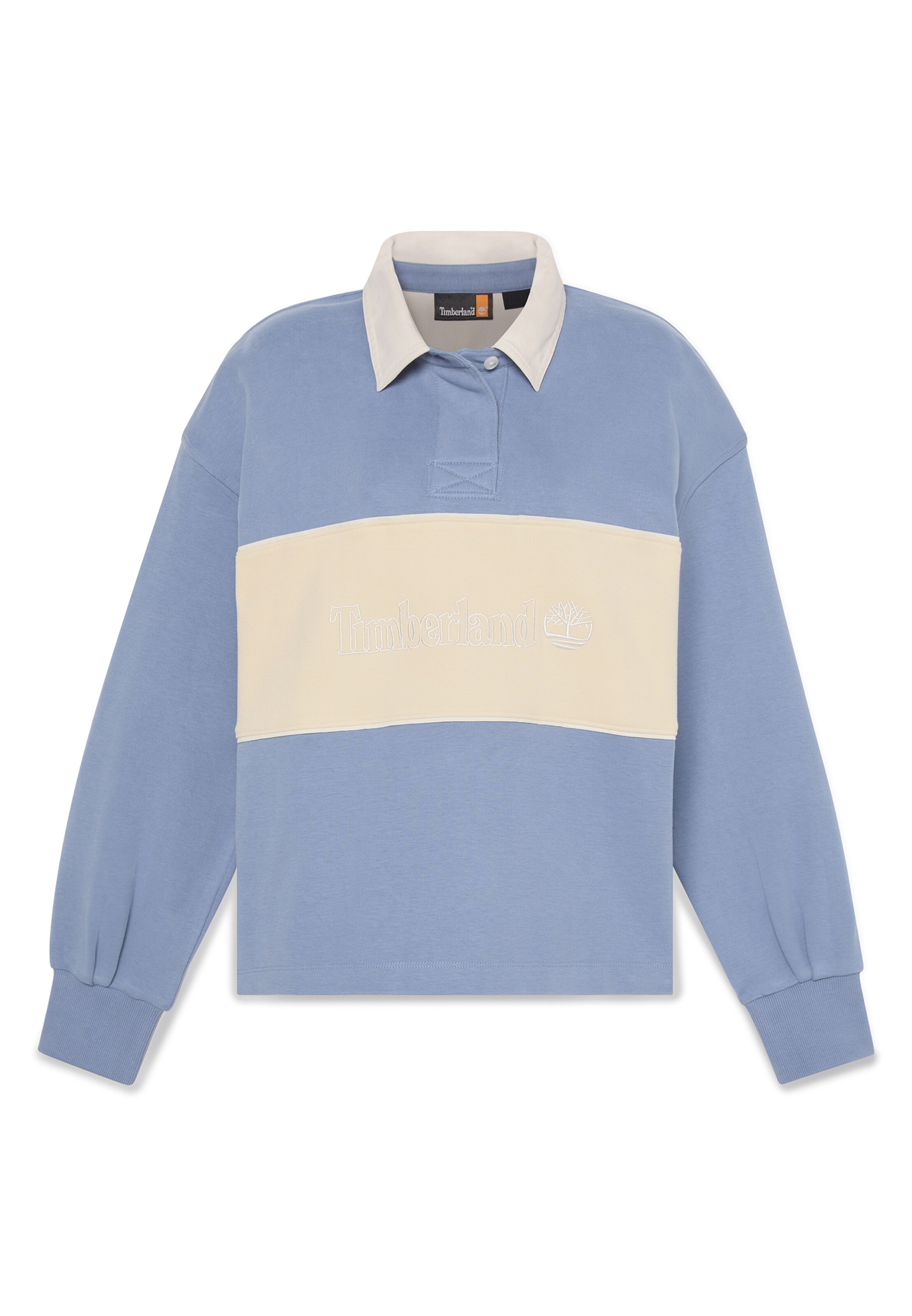 TIMBERLAND Mikina 'Lush Rugby Polo' - Modrá: predná strana