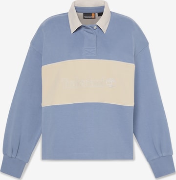 mėlyna TIMBERLAND Megztinis be užsegimo 'Lush Rugby Polo': priekis