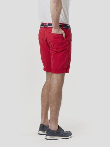 KOROSHI regular Lærredsbukser i rød