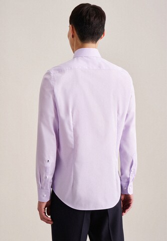 SEIDENSTICKER Slim Fit Hemd in Lila